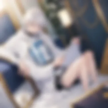 A Cozy Corner for Enjoying BL Manhwa A cozy reading nook with BL manhwa comics scattered around