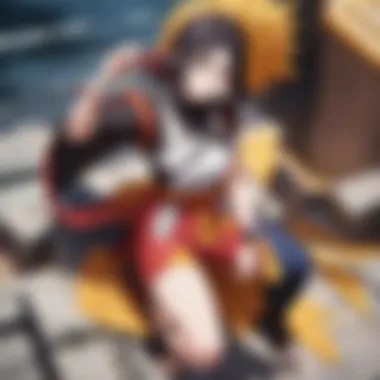 An illustration depicting the cultural impact of Naruto Shippuden on anime fandom