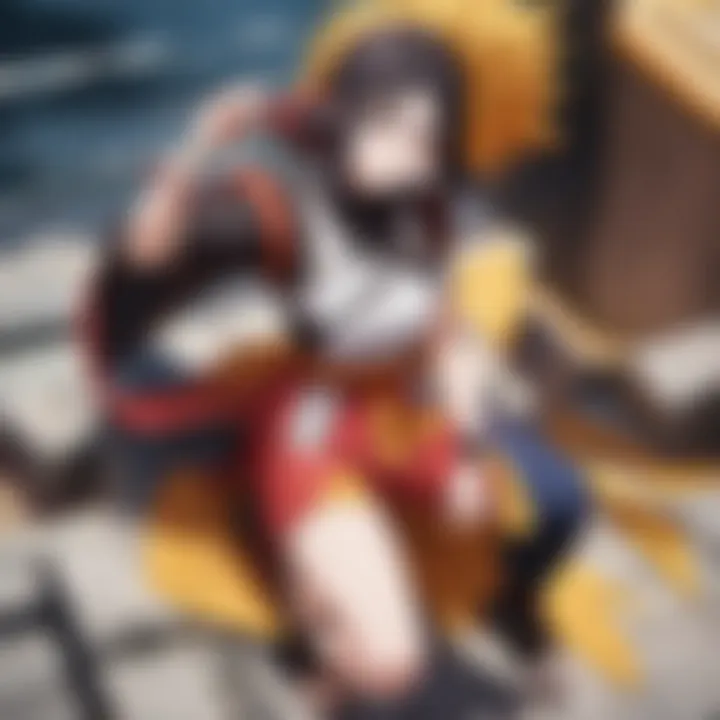 An illustration depicting the cultural impact of Naruto Shippuden on anime fandom