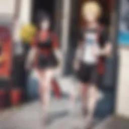 A dynamic scene from Naruto Shippuden showcasing characters in action