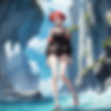 A visual representation of character development throughout the series