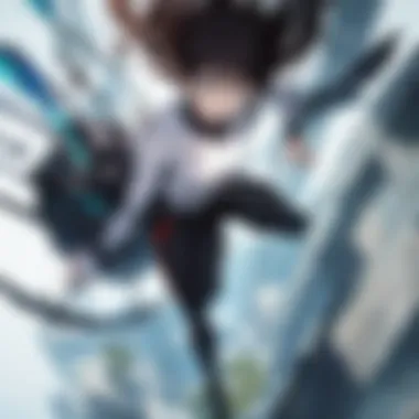 Exploring Thematic Depths An illustration depicting the thematic elements of the series in the dubbed version