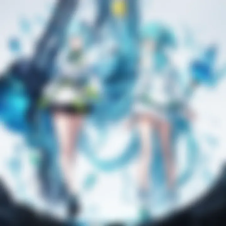A powerful slime character surrounded by allies