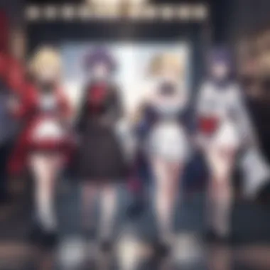 Unique Character Designs in Revue Starlight An artistic representation of the unique character designs from Revue Starlight