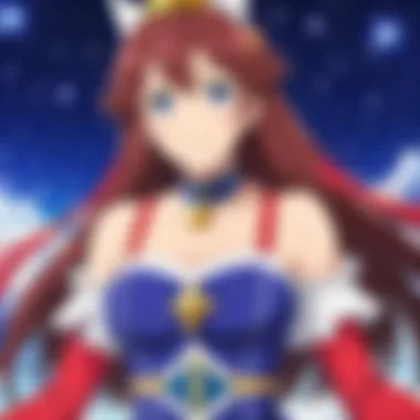 Rivalry and Friendship in Revue Starlight A captivating scene depicting the themes of rivalry and friendship in Revue Starlight