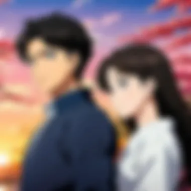 A collage of emerging trends in romantic anime, showcasing various styles and storytelling techniques.