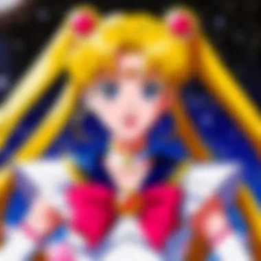 Iconic Themes in Sailor Moon Movies A collage of iconic scenes from different Sailor Moon movies highlighting thematic elements.