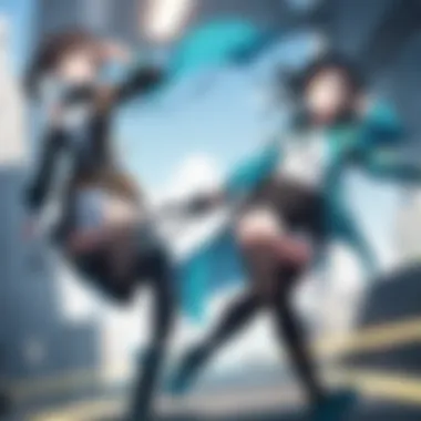 Dynamic Animation Techniques in Sao Progressive An action-packed moment from Sao Progressive highlighting dynamic animation techniques.