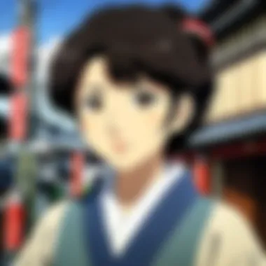 Traditional Meets Modern A captivating fusion of traditional and modern techniques in Japanese animation