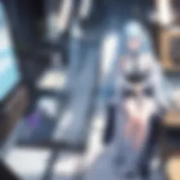 User immersed in reading a light novel on a mobile app