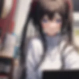 A vibrant anime character reflecting personal traits