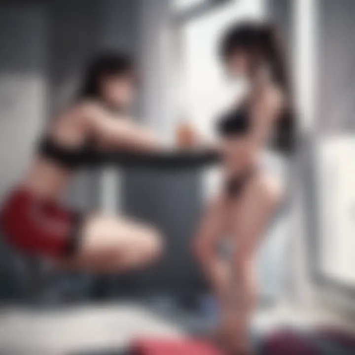 Couple enjoying a fitness activity together