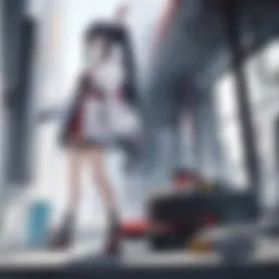 Early anime streaming platform interface