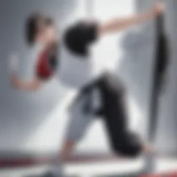 A traditional dojo setting showcasing the essence of martial arts training