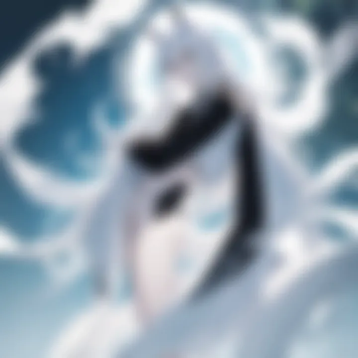 A close-up of a white fox, capturing its intricate biological features and unique characteristics that set it apart from other species.