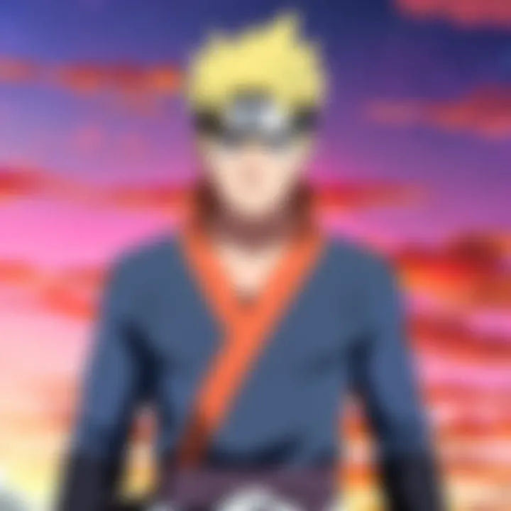 A visual representation of major narrative arcs within Boruto, showcasing key plot points.