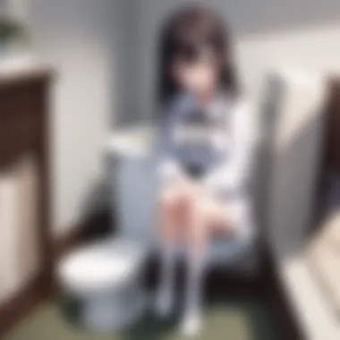 Streaming Options for Toilet-Bound Hanako-kun An illustration depicting various streaming platforms available for the anime