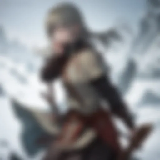 Viking warrior contemplating fate
