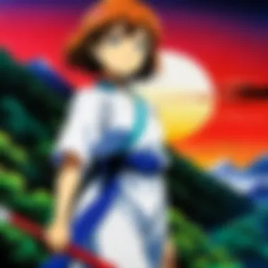 An artistic representation of iconic moments from the Higurashi series, reflecting its themes.