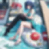 A collage of various platforms where Pokémon anime can be streamed
