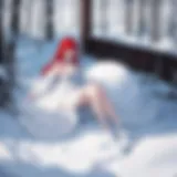 A vibrant scene from 'Snow White with the Red Hair' showcasing the enchanting landscape.