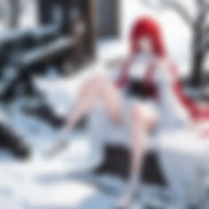 A screenshot of a popular streaming service displaying 'Snow White with the Red Hair'.