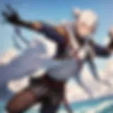 A striking still from the anime Yasuke showcasing the main character in action