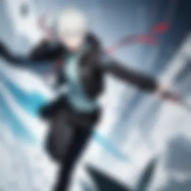 Dynamic Visuals in Action Scenes Visual style showcasing action sequences