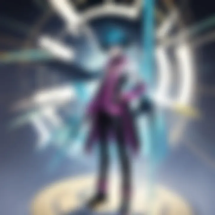 Character development highlights from Yu-Gi-Oh! VRAINS featuring key protagonists.