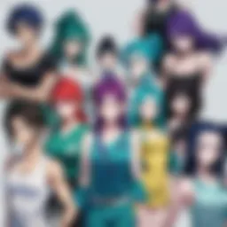 Key character transformations in Yu Yu Hakusho